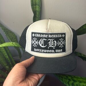 Chrome Hearts Hollywood CH Trucker Hat (used)